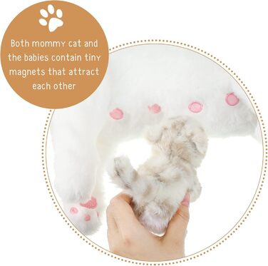 М'яка іграшка Skylety Nourishing Cat Soft Toy 40 см, поліпропіленова бавовна