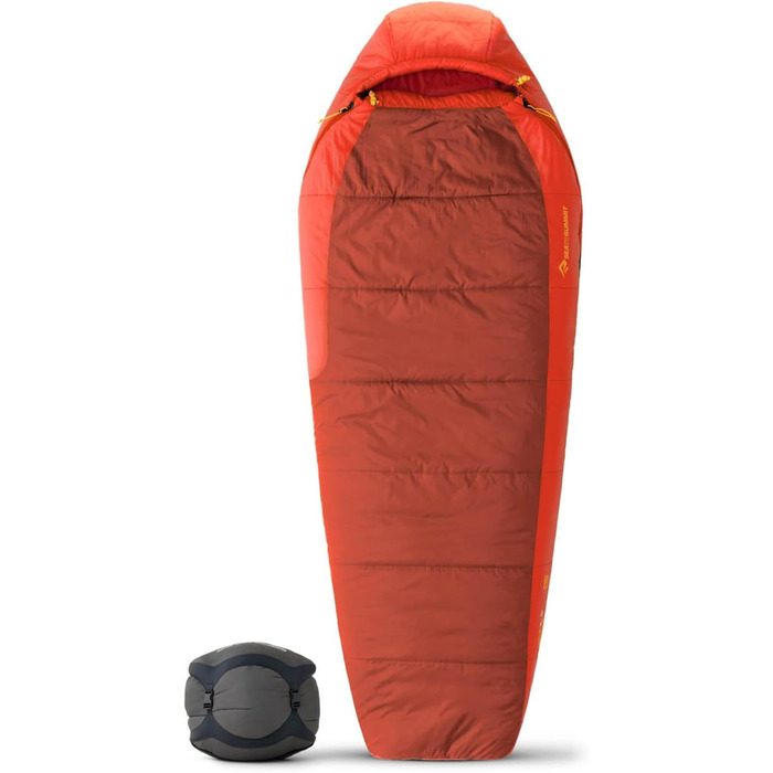 Синтетичний спальний мішок Hamelin (9 C) - Контурний - Застібка-блискавка вільного потоку - Утеплювач Revive Loft - Перероблені матеріали RCS - Для кемпінгу та походів Довгий RCS