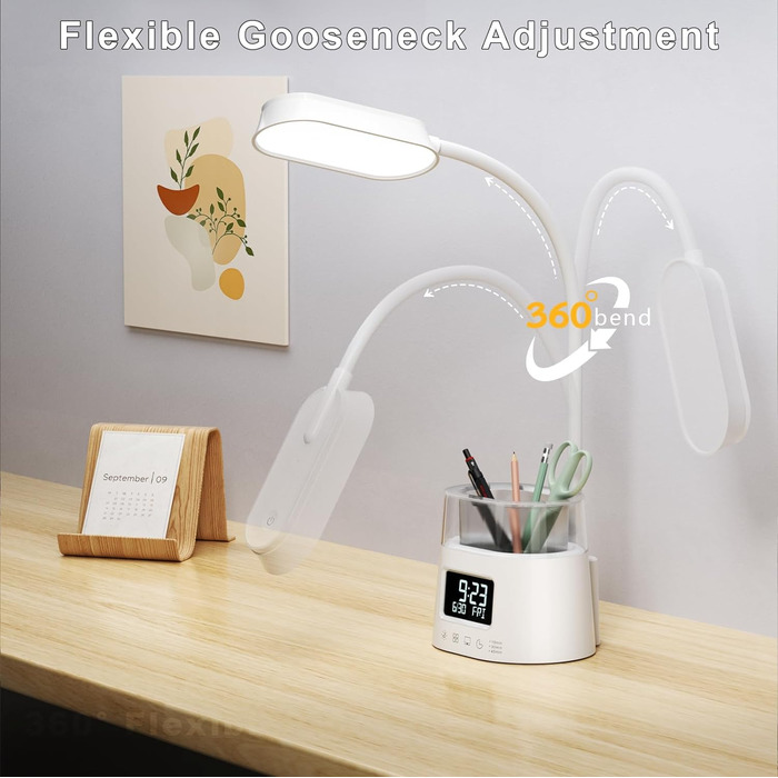 Дитяча настільна лампа EMOBACO, світлодіодна настільна лампа з RGB-підсвічуванням.