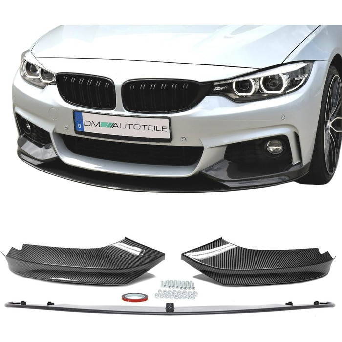 Передній спойлер Sport Performance Carbon Gloss Сумісний з пакетом BMW 4 Series F32 F33 F36 M, 2-1549