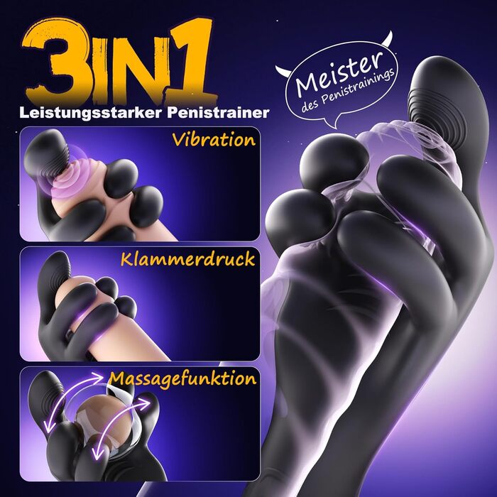 Електричний мастурбатор для чоловіків, 10 рівнів тиску та 10 рівнів вібрації, чарівна рука, набір вібраторів для стимуляції пеніса, секс-іграшки для чоловіків, сольні мастурбатори, кишенькова кицька, Yewuzer