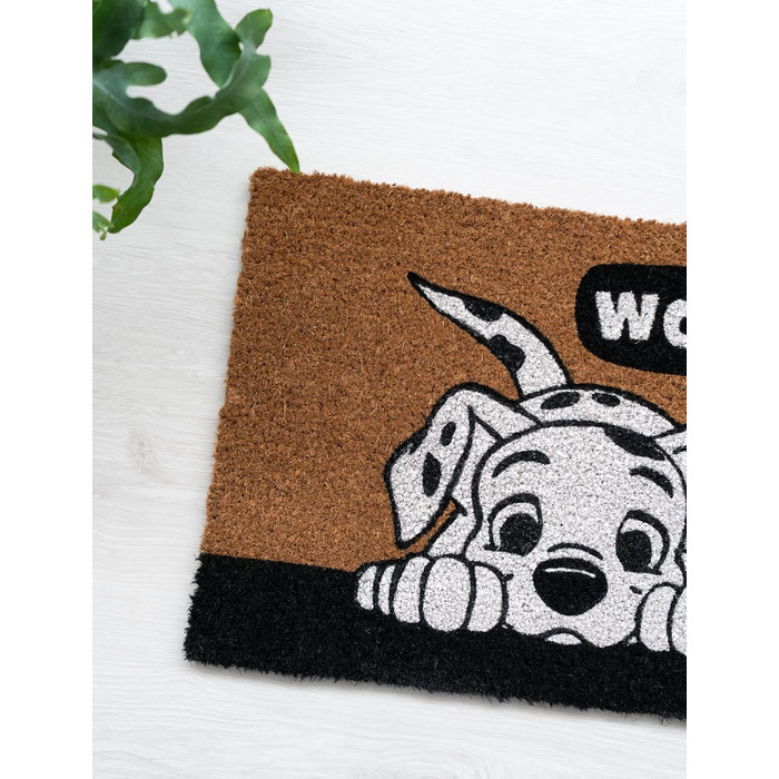 Килимок для дверей Grupo Erik Coconut Mat Disney 101 Dalmatians - Килимок для бруду 40x60 см - Забавний килимок для дверей - Килимок для дверей для дому Disney Подарунки 101 Dalmatians