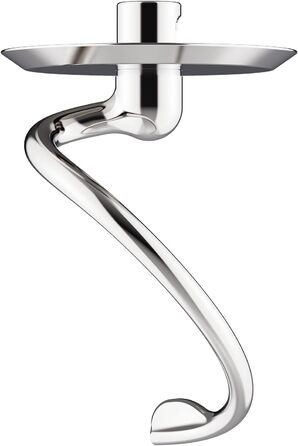 Спіральний гачок для тіста Cofun з нержавіючої сталі для міксера Kitchenaid, 4.5 кВт 5 кВт Насадки для нахиленого міксера для тіста Kitchenaid можна мити в посудомийній машині, (C2302) Спіральний гачок