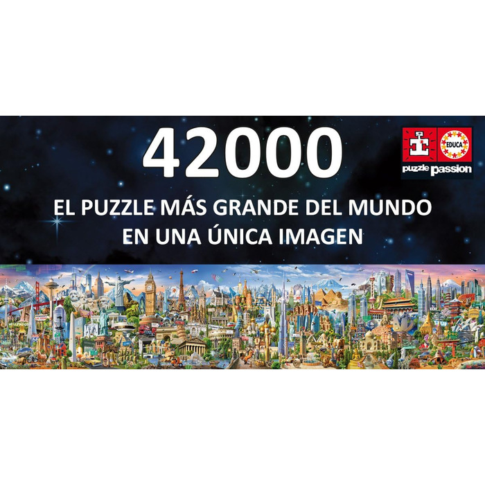 Пазл 42000 елементів для дорослих Пазл The Big LifeAround the World на 42000 елементів для дорослих і дітей від 14 років. Включно