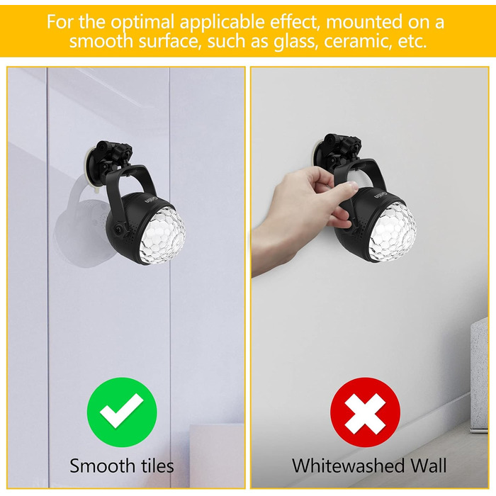 Диско-куля, обертова музика Gritin на 360 Світлодіодний світильник для вечірки Диско-світло з дистанційним керуванням - динамічні