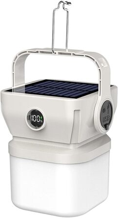 Портативний нічник з гачком для кемпінгу з USB-акумулятором для кемпінгу, сонячної батареї, світлодіодного освітлення для кемпінгу, легкого використання