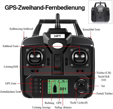 Човен-приманка Bilbear з GPS. Човен для приманки для коропа. Човен для приманки. GPS. Човен.