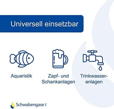 Балон CO2 Schwabengase 2 кг – харчовий газ для акваріумів і систем дозування