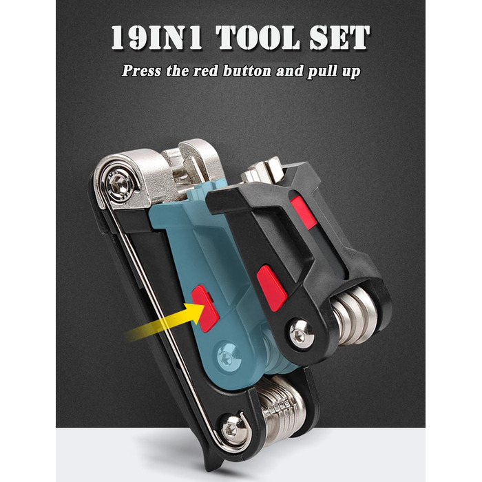 Набір для ремонту велосипедів Twilight Garage, 19-в-1