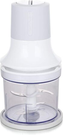 Універсальний подрібнювач з об'ємом контейнера 500 мл, потужністю 260 Вт, електричний мультиподрібнювач з 4 лезами з нержавіючої сталі для подрібнення, наприклад, м'яса, цибулі, фруктів, овочів