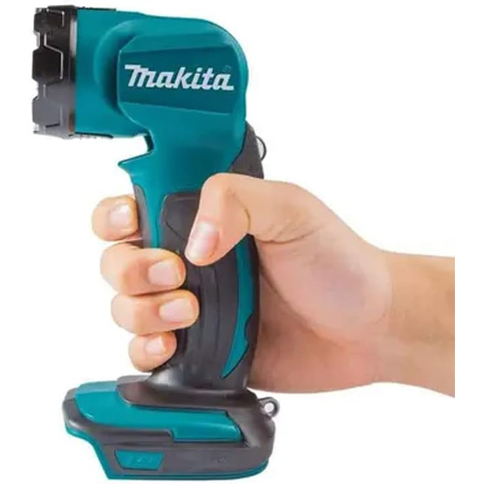 Світлодіодний акумуляторний ручний світильник Makita DML815 14,4 В-18 В (без батареї та зарядного пристрою), 160 люмен, головка світильника повертається на 170