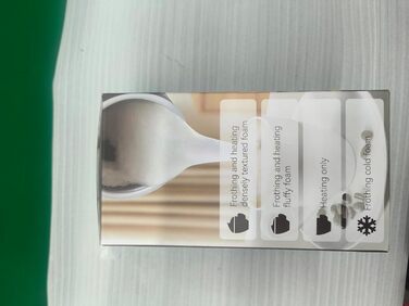 Електричний спінювач молока, HAPPHOOH 4-в-1, швидкий спінювач гарячого та холодного молока, з 2 віночками, контейнер для молока з