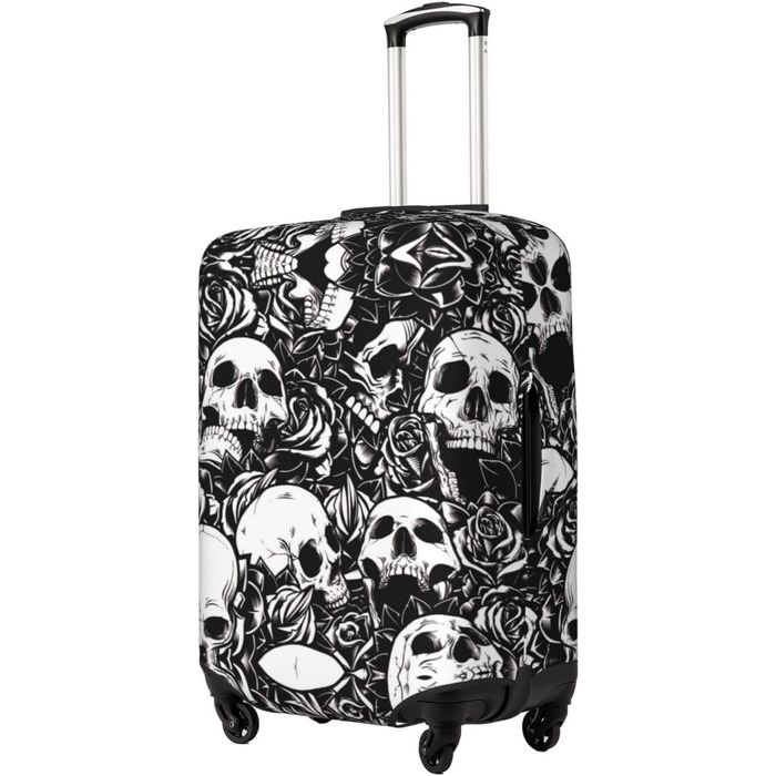 Чохол для валізи Totenkopf, міцний захист для багажу розміром 45.7-81.3 см, XL, чорний