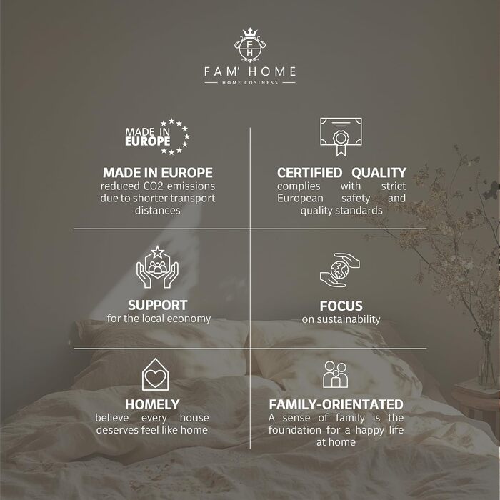 Розкішна подушка FAM&39 Home 60x70 см, комплект з 2 шт. подушка з об&39ємним наповнювачем (820 г) ергономічні білі подушки для сну легкий догляд гіпоалергенна подушка 60 x 70 см, можна прати при температурі до 95 C дихаюча, комплект з 2 шт., 60 x 70 см