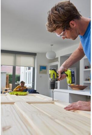 Перфоратор Ryobi r18pd5 - 0 один без вугільних щіток, 18 В, без акумулятора, 0 Вт, 18 В, зелений, стандартний