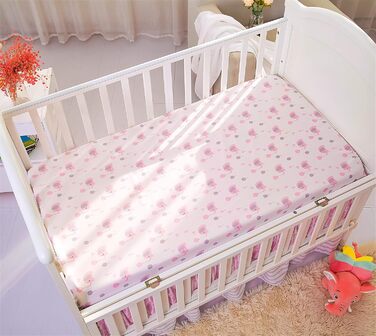 Комплект постільної білизни в дитячу колиску La Premura Baby Elephant для дівчаток - рожевий слон і повітряні кульки з 3-х частин