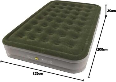 Двомісний матрац Outwell Flock Excellent, для дорослих, унісекс, сірий, один розмір