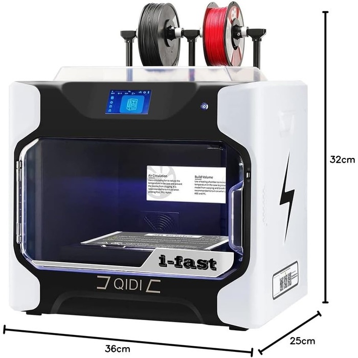 Принтер, конструкція промислового класу, з подвійним екструдером для швидкого друку, надвеликий розмір друку 330 250 320 мм, 3D-