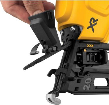 Акумуляторний цвяходер Dewalt 18В DCN660D2 (енергія удару 48 Дж, довжина цвяхів 32-63 мм, ємність магазину 110 цвяхів, контактний
