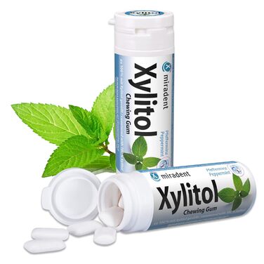 Жувальна гумка miradent Xylitol Dental Care м'ятний– 12 шт.