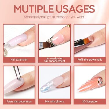 Набір полігелю Modelones (6 відтінків)