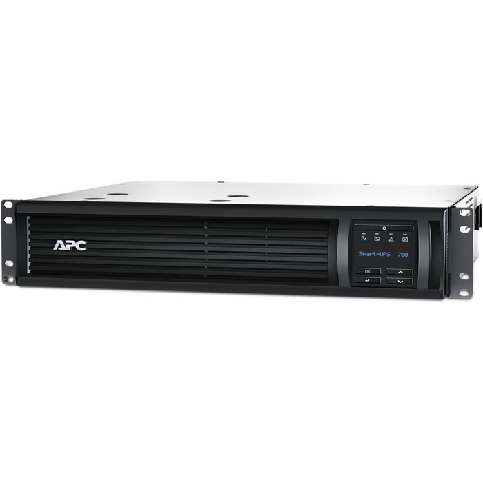 ДБЖ APC Smart-UPS SMT-SmartConnect джерело безперебійного живлення SMT750IC750 ВА (підтримка хмарного моніторингу, 6 виходів IEC-C13) (750 ВА, монтаж у стійку 2U, одинарний)