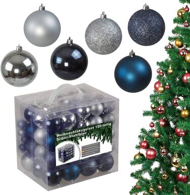 Набір із 120 різдвяних кульок bonsport