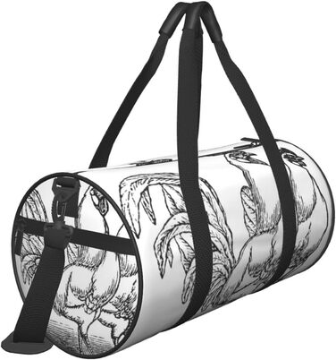 Дорожня сумка-мішок, малюнок курка-ескіз, спортивна сумка для чоловіків та жінок, сумка для подорожей