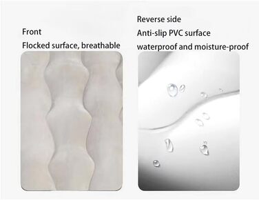 Надувний матрац для Ford Ranger 2012-2025, товстіший надувний матрац для заднього сидіння автомобіля з 2 подушками та місцем для зберігання речей, A/Сірий звичайний A/Сірий