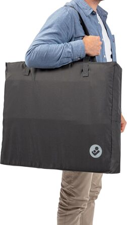 Дорожнє ліжечко Maxi-Cosi Calao Light, суперкомпактне та легке, матрац CloudCore, 2 рівні для сну, дорожня сумка, для новонароджених та малюків (0-3 роки), макс. 15 кг, Beyond Green Eco