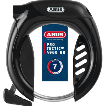 Замок для рами ABUS PRO TECTIC 4960 NR - велосипедний замок для кріплення до рами велосипеда - скоба товщиною 8,5 мм - рівень безпеки ABUS 7 - чорний одинарний