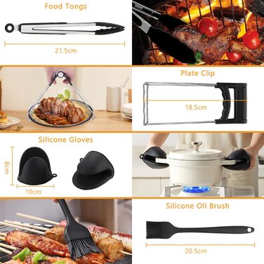 Аксесуари для фритюрниці для ніндзя, аксесуари для фритюрниці для Ninja Foodi AF400EU AF451EU 9.5 л Double Stack XL SL400EU та двозонна фритюрниця з силіконовою формою для фритюрниці, двошаровою решіткою для приготування їжі