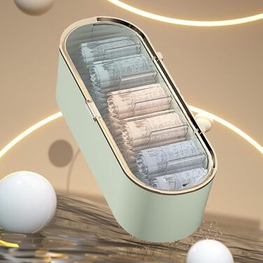 Настінний органайзер для білизни, міцний пластик, пилонепроникний, компактний, настінний, органайзер для шухляд, для спальні, дому, ванної кімнати (світло-зелений)