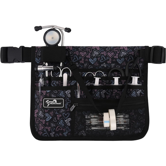 Медичний пояс-органайзер YOURUIMEI, поясна сумка для медсестер, для роботи, практична сумка на стегно для медсестер, HuiXin, 11,8