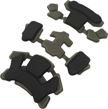 Тактична система підвіски шолома Dial з ремінцем для підборіддя для ACH, Mich, Team Wendy, FMA, EXF, з м&39якою комфортною підкладкою, кріпильними гвинтами, аксесуарами, губкою армійського зеленого кольору