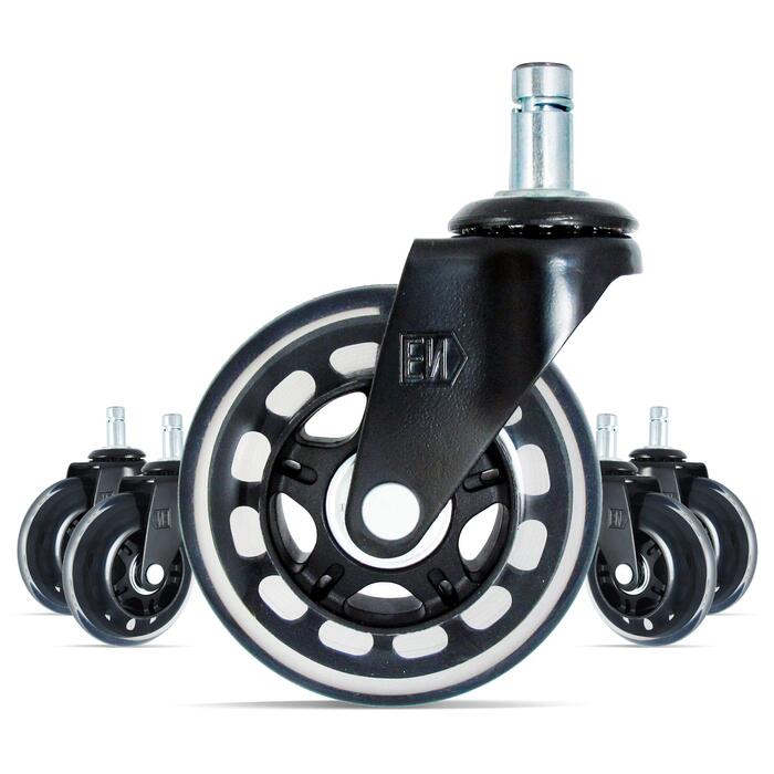 Підголівник Engineered Now для класичного крісла Herman Miller Aeron (5 предметів, чорний) з колесами - комплект з 5 чорних