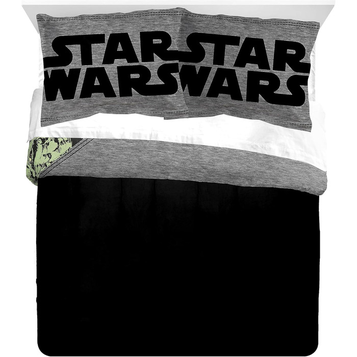 Комплект ковдри та наволочок Jay Franco Star Wars Comic Queen - надзвичайно м'яка дитяча постільна білизна - стійка до вицвітання