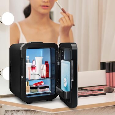 Міні-холодильник Enventor 10 літрів, охолоджувач і підігрівач, 220В змінного струму 12В постійного струму, портативний міні-холоди