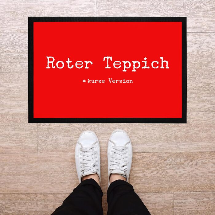 Килимок для дверей MoonWorks Red Carpet Short Version Hollywood Non-slide & Wool Wash White 60x40 см