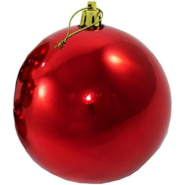 Різдвяні кульки 6 шт червоні Annastore