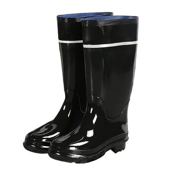 Чоловічі гумові чоботи середньої висоти, ПВХ, водонепроникні, складні, міцні, нековзні, гумові, брудозахисні дощовики для садівництва, роботи у дворі, активного відпочинку на свіжому повітрі, розмір 41 1/3 EU