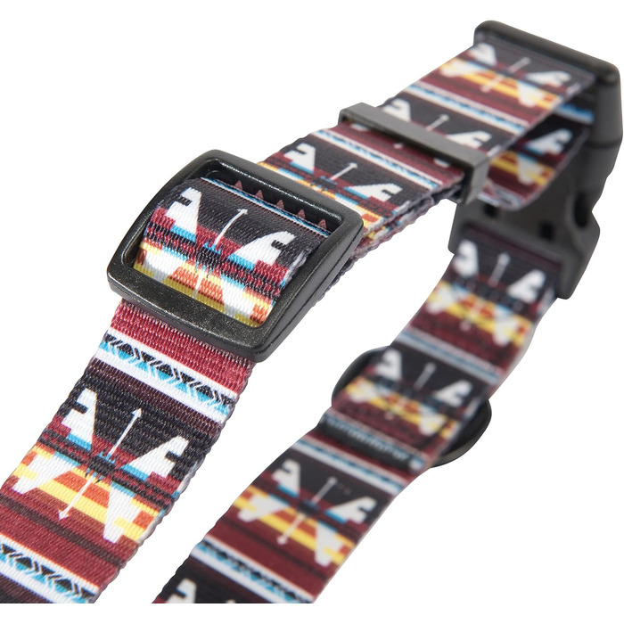 Нашийник для собак Hooey Nomad, міцний поліестеровий ремінець, дизайн у стилі вестерн, принт Тотем, розмір L