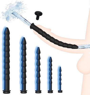 Набір силіконових уретральних дилататорів Sadodo, для чоловіків, стимуляція простати та мастурбація, 5 шт.