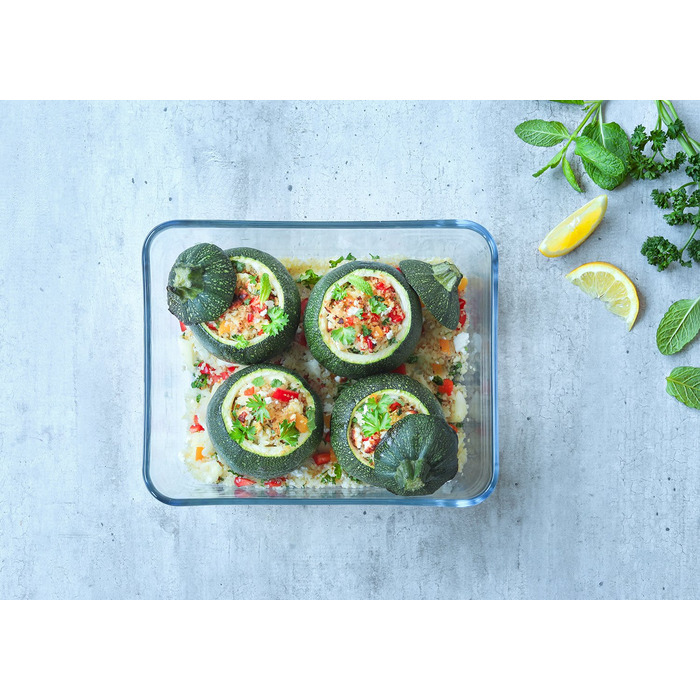 Форма з кришкою Pyrex Pure Glass, 19x14x5 см (0.8 л) (7092349)