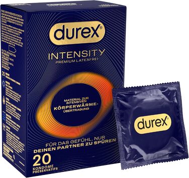 Презервативи Durex Intensity ультратонкі без латексу, 20 шт