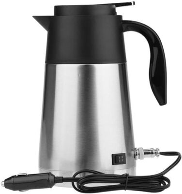 Електрочайник DEWIN для автомобіля, електрочайник портативний 1300мл автомобільний чайник з великою ємністю для подорожей 24В 240В