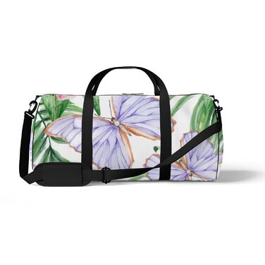 Спортивна сумка для фітнесу, йоги та танців, дорожня сумка для вихідних, з красивим дизайном метелика, унісекс сумка для тренувань