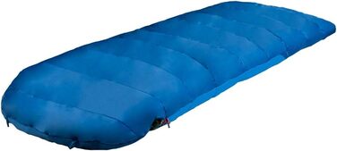 Спальний мішок Alexika Tundra Plus, теплий, зручний, прямокутний трисезонний спальний мішок-ковдру для дорослих та сімей, для кемпінгу на природі за низьких температур до -2C з компресійним чохлом, правий