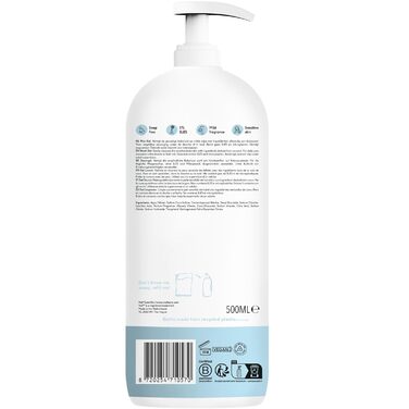 Доглядальний гель для вмивання - для немовлят та дітей - Догляд за дитиною - Гель для душу для чутливої шкіри - Дитячий гель для душу - Натуральні інгредієнти - Веганський - 500 мл