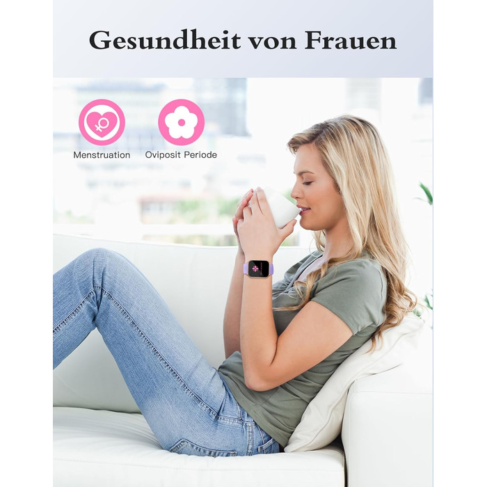 Розумний годинник RUIMEN з функцією телефону, розумний годинник для жінок та чоловіків, фітнес-годинник із сенсорним HD-екраном, моніторингом SpO2, монітором серцевого ритму, монітором сну, крокоміром, режимами кількох тренувань для Android та iOS, Polars